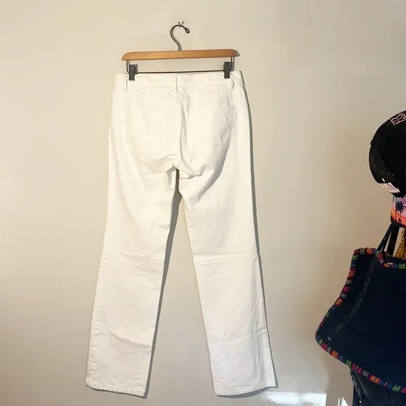 Ann Taylor Modern Fit Lindsay Waist white denim jeans women size 6 - Picture 4 of 6